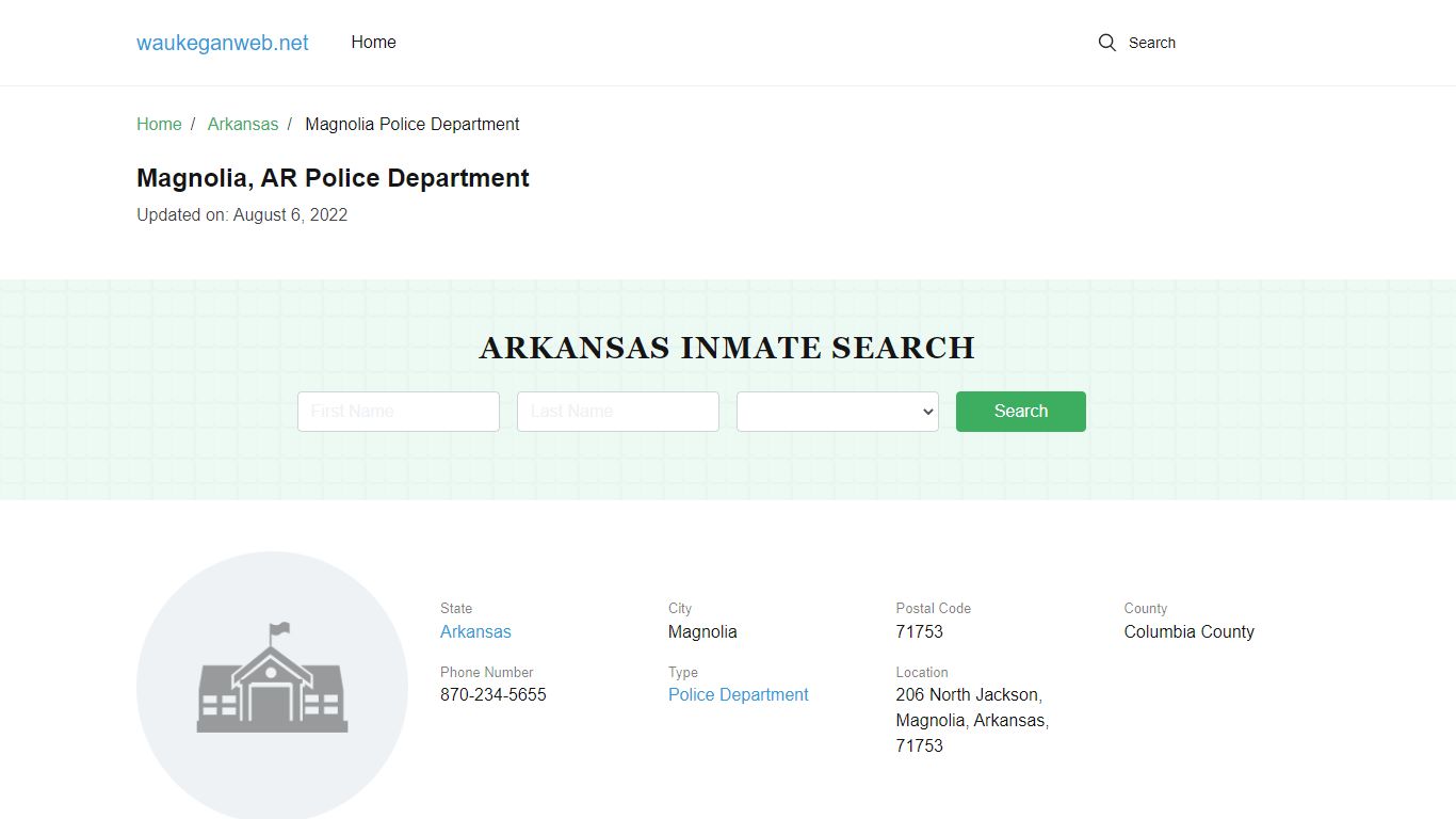 Magnolia, AR Police Contacts, Arrests, Inmates