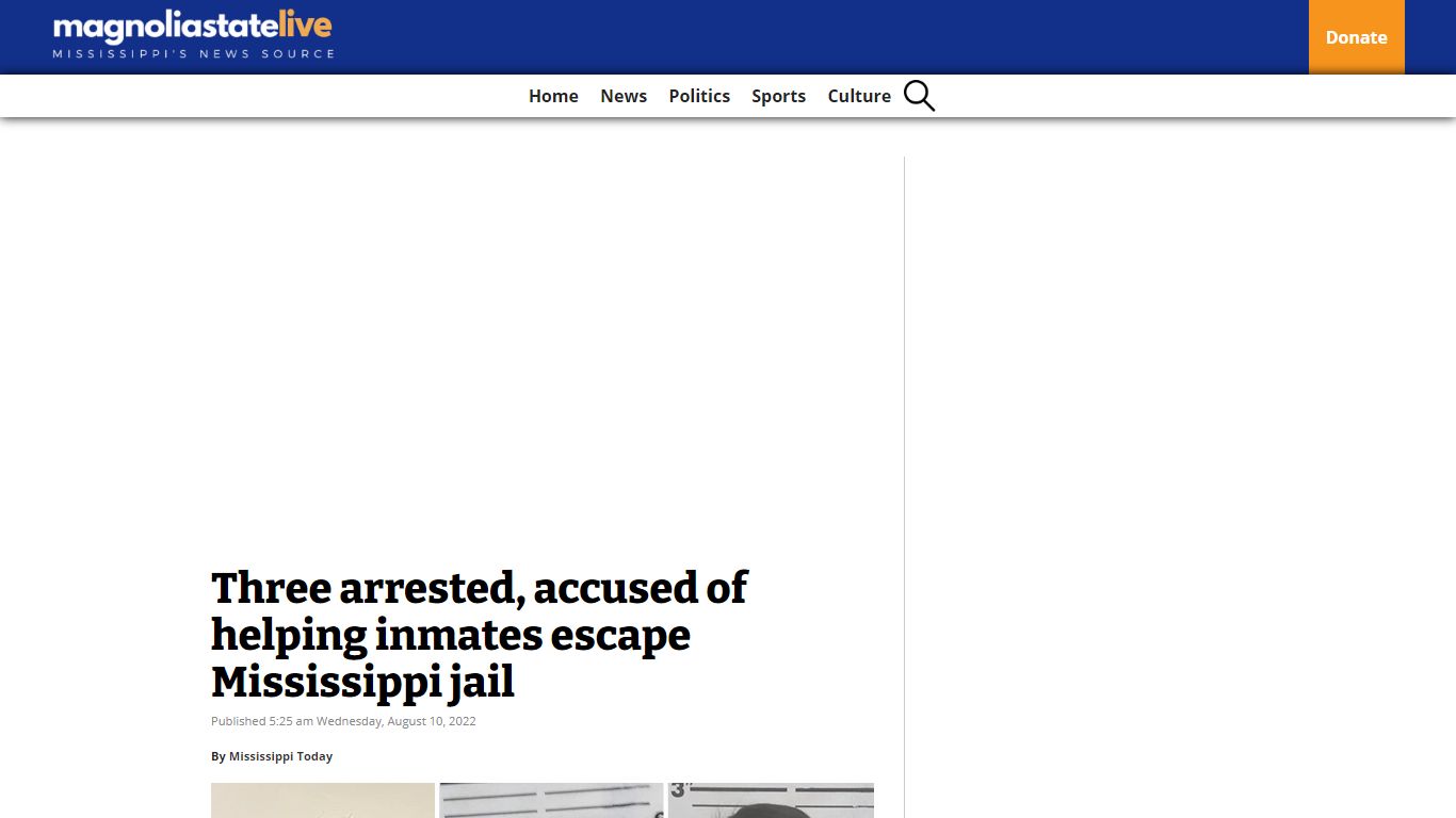 Three arrested, accused of helping inmates escape Mississippi jail ...